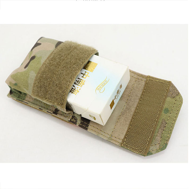 Dompet majalah Molle EDC Taktis luar ruangan kantong rokok kantung pinggang tas amunisi Airsoft aksesoris berburu militer perlengkapan Gawai