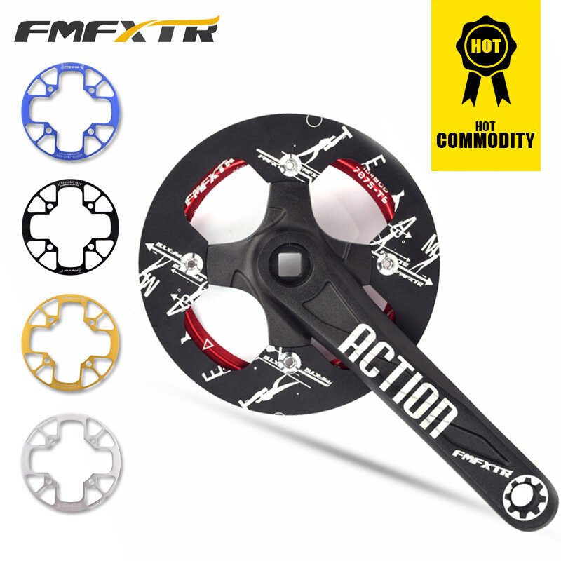 Mountain Bike Sprocket Protector 104BCD 32T 36T 40T Crank Protection Cover Bicycle Crankset Guard Chainwheel Protective Gear