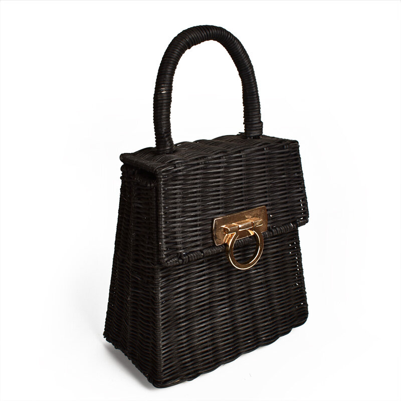 Новая Соломенная пляжная сумка из ротанга, дизайнерские сумки известного бренда, женские сумки 2020, женские соломенные сумки