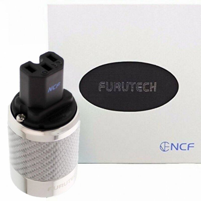 HiFi Schuko Plug Furutech FI-E50 NCF (R) FI-50 (R) spina adattatore connettore di alimentazione rodio high end box 15A 125V