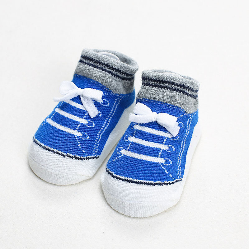 Kaus kaki katun anti selip bayi, kaos kaki silikon Anti selip untuk bayi baru lahir dan musim panas musim gugur