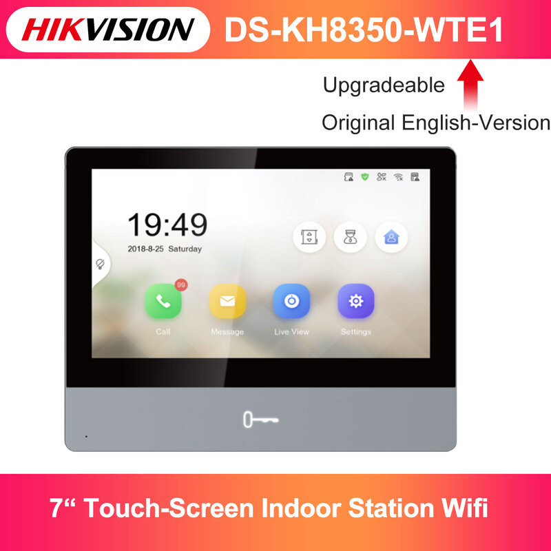 Auf Lager Original Hik 7Touch-Screen IP Indoor Station Unterstützung TF Karte Mit Max 32G DS-KH8350-WTE1