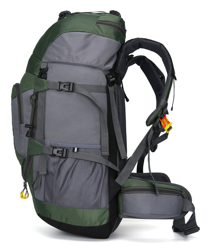60 Liter Backpack Outdoor Sports Camping Backpack Travel Mountaineering Hiking Backpack Waterproof Rain Cover Backpack