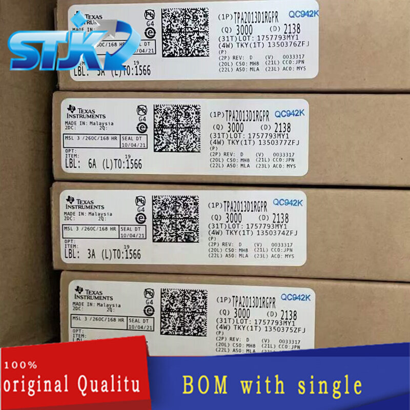 Interfaz IC TPA2013D1RGPR QFN20 DC2021 +, Serie de solución, nuevo chip original no solo de ventas y reciclaje, 1 piezas