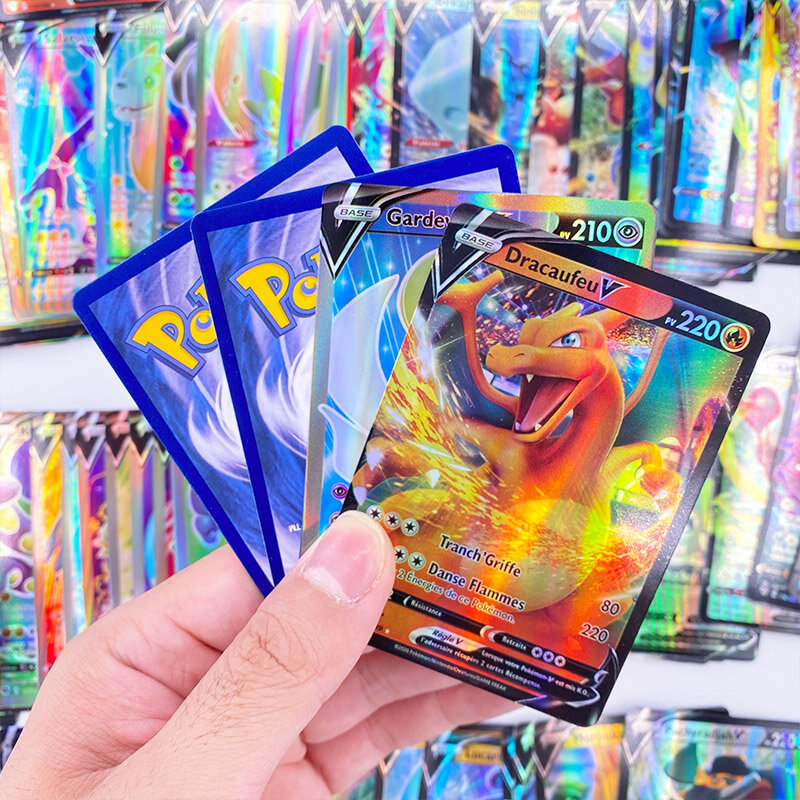 300 pçs versão francesa pokemoning gx cartão brilhando takara tomy cartas jogo batalha carte negociação crianças brinquedo