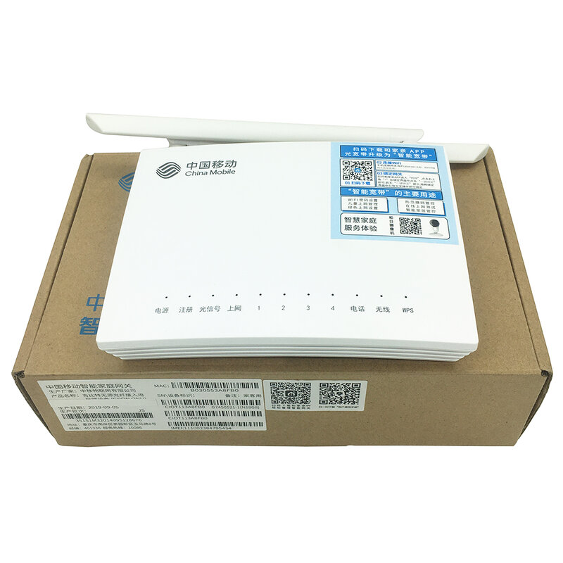 100% New ZXHN KN8346M  1GE+3FE ONU AND 4Wlan +2.4g WIFI+1TEL+WPS +USB ONT ZTE Gpon onu Epon Router upc Connector Free shipping