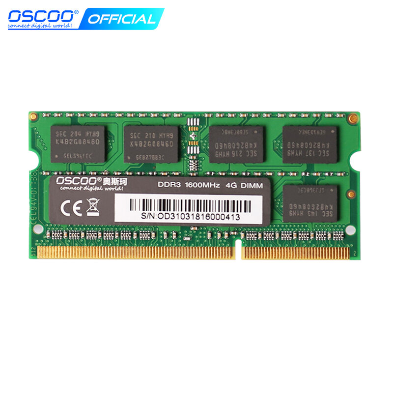 OSCOO DDR3 Ram 8GB 4GB 1600 MHz سطح المكتب كمبيوتر محمول الذاكرة UDIMM ل جهاز كمبيوتر شخصي سطح المكتب/كمبيوتر محمول