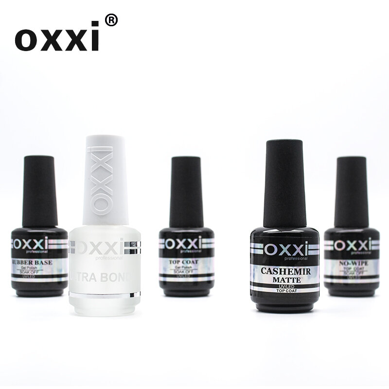 OXXI-Mais recente Primer de Esmalte para Unhas, Gel Semi-Permanente, Verniz UV, Manicure de Esmalte, Sem Ácido, Ultrabond Base de Borracha Top Gel, 15ml