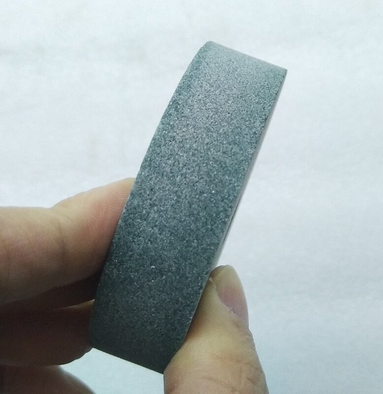 Baru 70 * ID10mm 100 # Hijau Silikon Grinding Wheel Shank Abrasive Disc untuk Bench Penggiling Logam Di bor Listrik