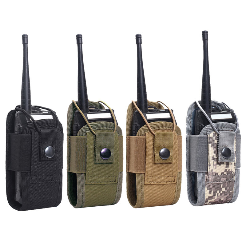 1000D Tactical Molle Radio Walkie Talkie sakiewka na pas kieszenie przenośny futerał na telefon komórkowy torba do noszenia na polowanie Camping