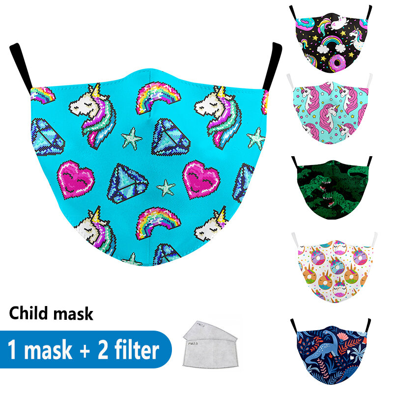 mouth mask child Masks Star Print Cover Dust PM2.5 Face Mask Reusable Washable Unisex Masks Child Breathable Mouth Fabric Mask