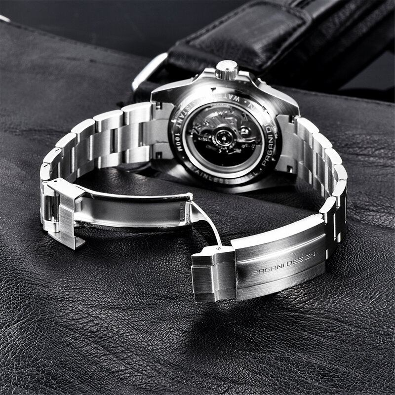 2020 nowy PAGANI projekt 40mm męska automatyczny zegarek mechaniczny ze stali nierdzewnej Sapphire NH35 szkło mężczyźni zegarki Reloj Hombre