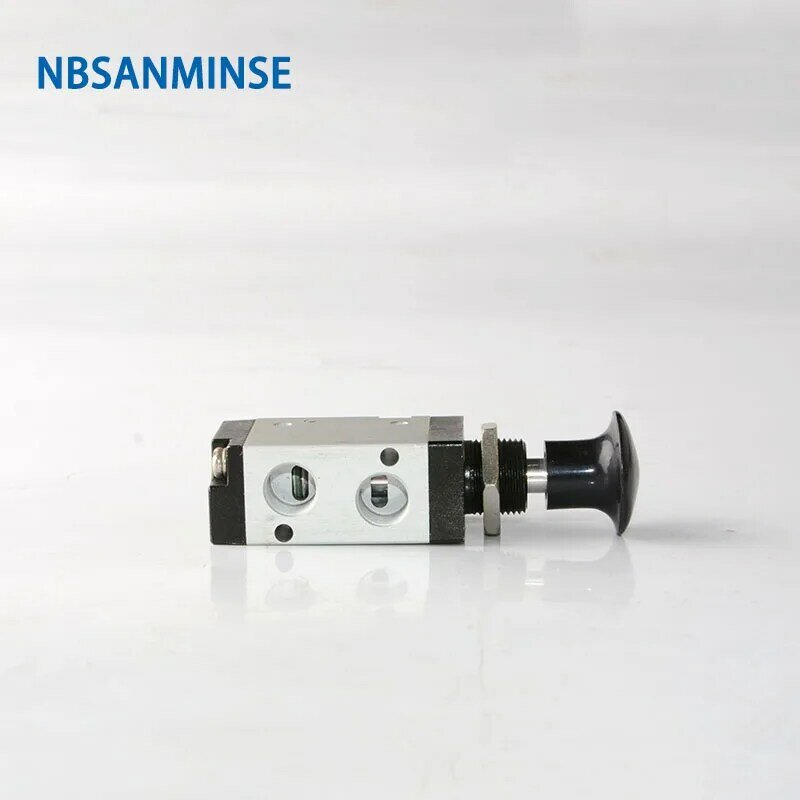 3R / 4R 두 위치 다섯 방향 핸드 드로우 밸브 풀 밸브 G 1/8 1/4 3/8 1/2 제어 수동 밸브 공압 부품 NBSANMINSE