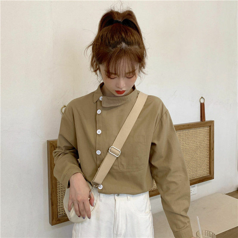 2020 Spring Vintage Women Shirts Blusas Roupa Women Summer Blouse Korean Long Sleeve Womens Tops and Blouses Female Tops K51