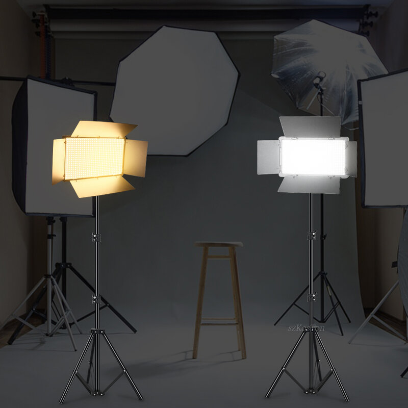 Panel de luz Led para vídeo, iluminación bicolor de 600-3200 K con Control remoto, para fotografía y estudio fotográfico, novedad