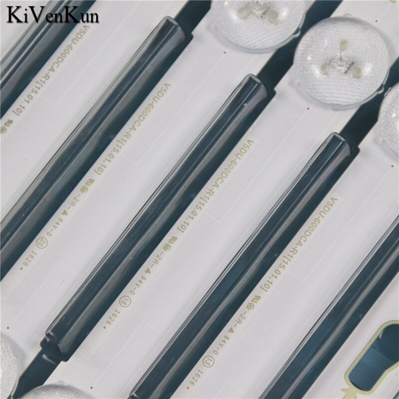 Tvs com faixas de led para retroiluminação para samsung ua60ju6000 faixas de led embutidas régua de matriz fita embutida