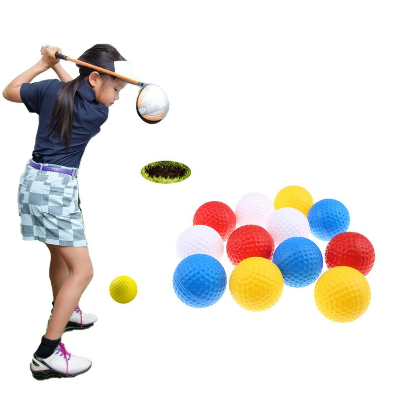 10 Stück Golfbälle Pu Schaum elastisch Indoor Outdoor Golf Praxis Driving Range Kinder setzen Golf zubehör
