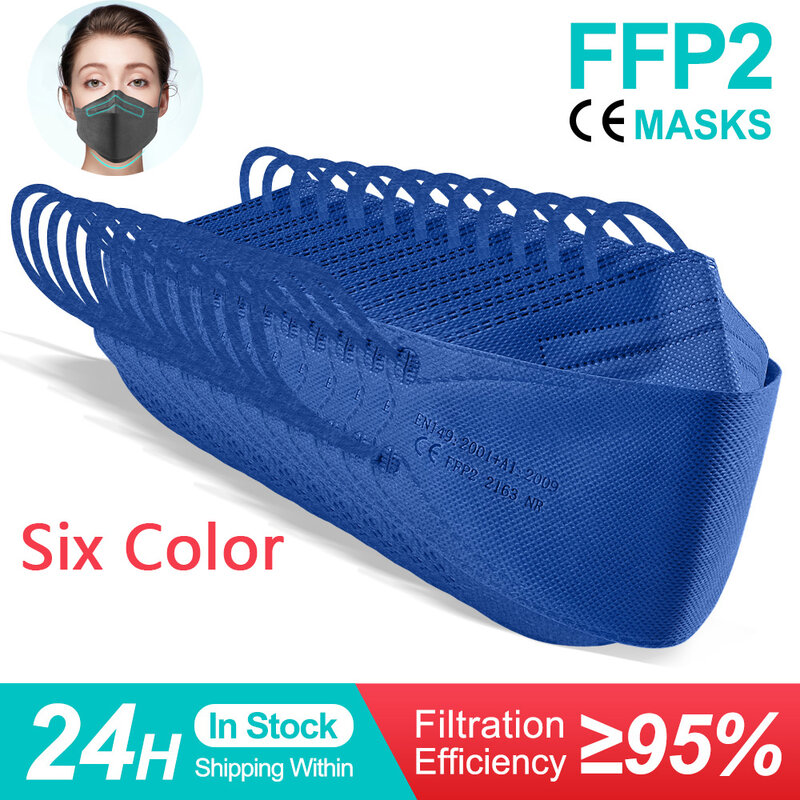 Máscara respiratória colorida reutilizável, Máscara facial de mariposa, KN95, Máscara Aprovada FFP2 e FFP2, CE Aprovado