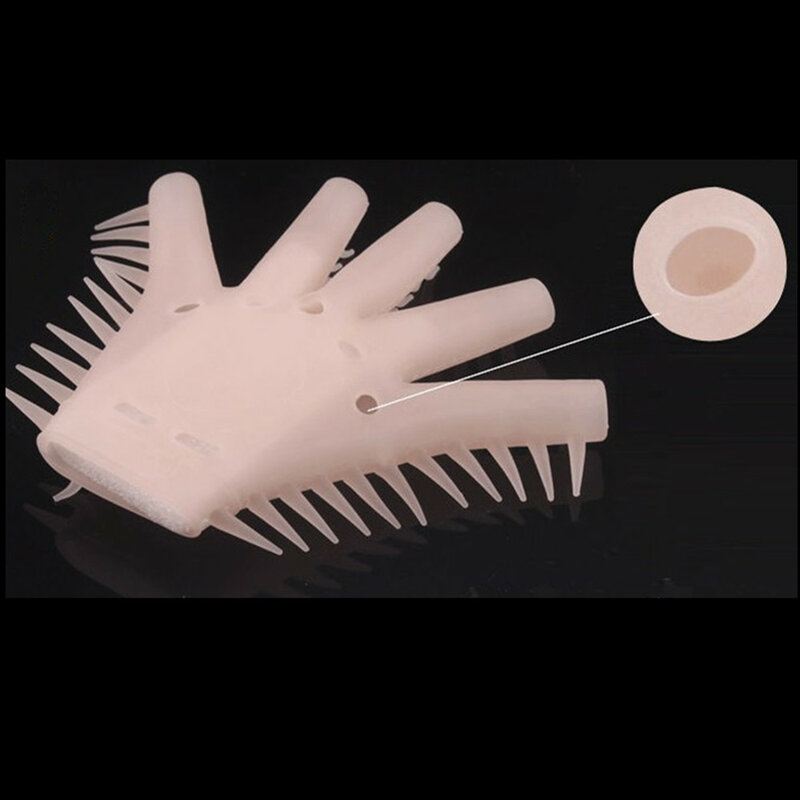 Мастурбирующая перчатка для вечерние, искусственная кожа, шип, силиконовый цвет, мягкий, для взрослых, подходит для большинства рук