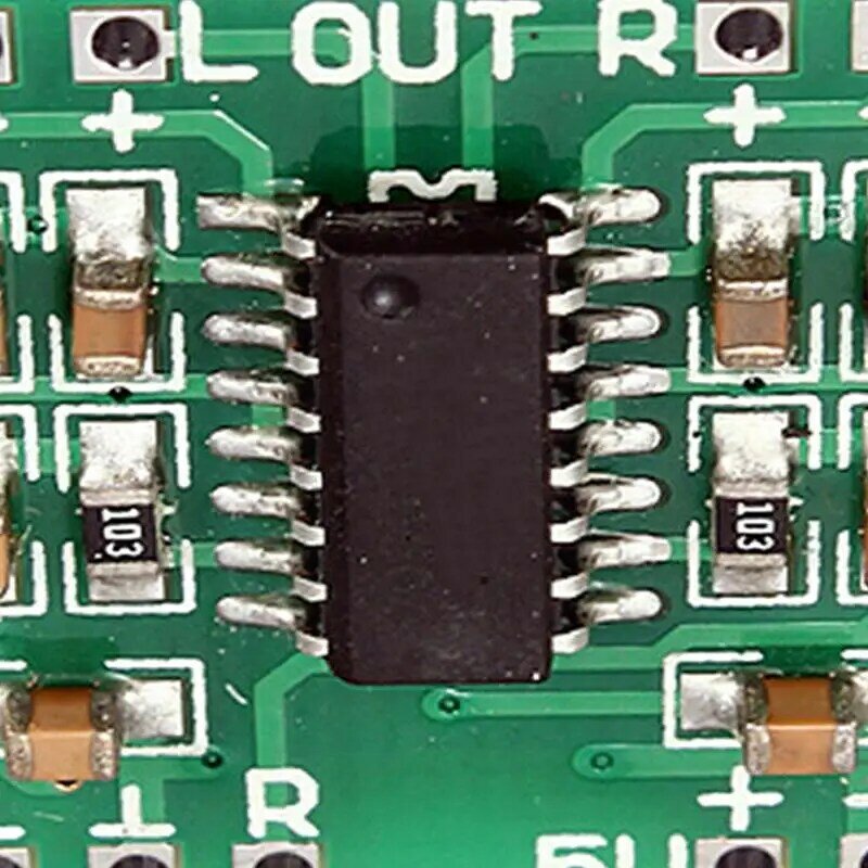 Placa amplificadora de potencia para Pam8403, amplificador de potencia de 2,5 ~ 5v, placa Digital Ultra micro, Clase D, 3w + 3w, Po N5q2