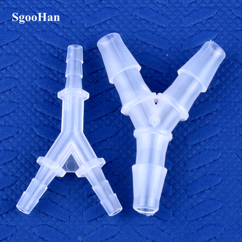 5~200pcs 2.4~12.7mm PP Y-Style Tee Connectors Aquarium Tank Air Pump Aerator Hose Joint Irrigation System Water Pipe Fittings