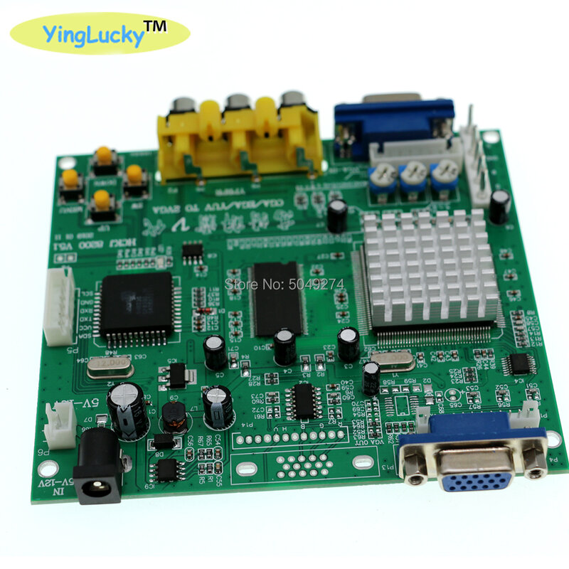 Arcade Game Rgb/Cga/Ega/Yuv Naar Dual Vga Hd Video Converter Adapter Board GBS-8220