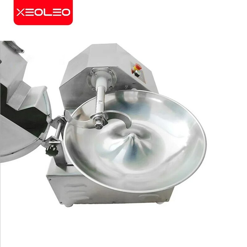 เครื่องทำน้ำผลไม้ XEOLEO Commercial ผักเครื่องตัดอาหารเครื่องตัดสแตนเลสเครื่องหั่นเนื้อ Dumpling Stuffing ไฟฟ้าขิงกระเทียมตัดสับ