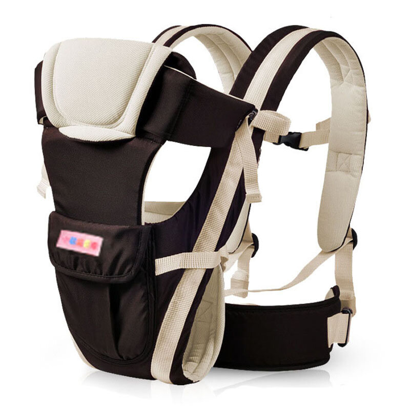 Canguru para carregar bebê com segurança frontal, bolsa respirável 4 em 1, infantil, confortável, entre 2017 e 30 meses, b0653