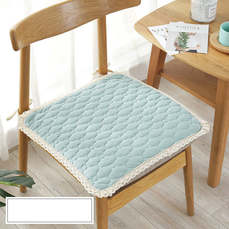 Geometric Pattern Chair Cushions, Thicken Soft Student Seat Pad, Warm Office Sit Mat, Non-Slip Plush Stool Cushions, Winter