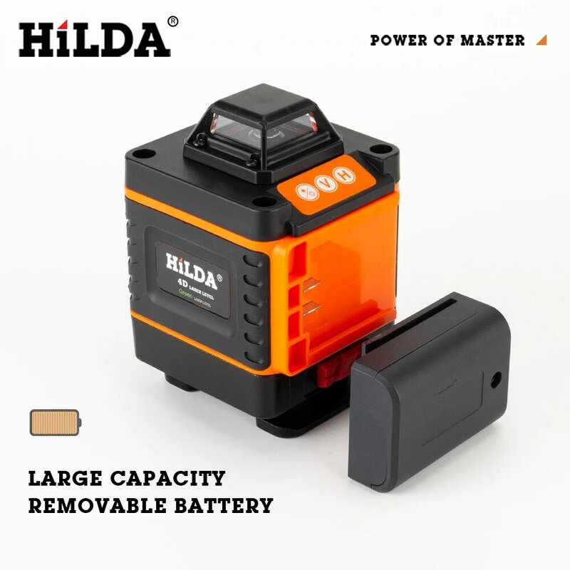 Hilda 12/16 linhas 3/4d nível de nível de laser auto-nivelamento 360 horizontal e vertical código ： CASA12 USD20-12 novo usuário