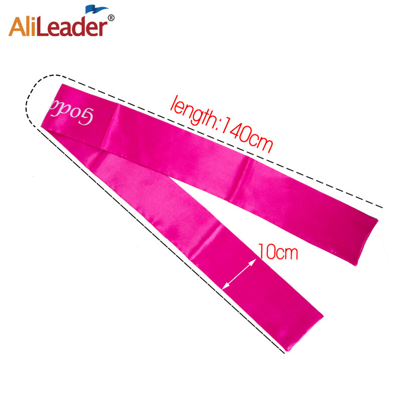 Alileader Satin Edge Scarves For Wig Holder Grip Headband Soft Satin Edge Laying Scarf Wrap For Hair Wig Wrap Grip Band
