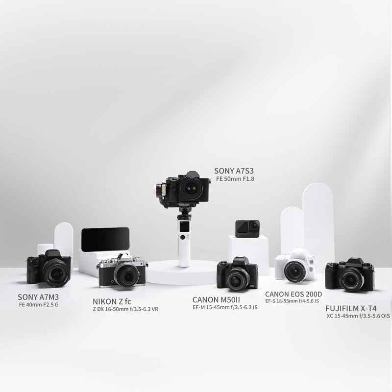 Zhiyun Crane M3 oficial guindaste cardan para câmeras mirrorless smartphone ação cam handheld estabilizador para câmera iPhone 14 Pro Max