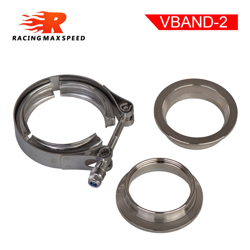 304 Stainless Steel 2 2.5 3 3.5 4 V-band Clamp 3 Inch V-band 4 Inch Exhaust Flange 76mm Turbo Exhaust Vband V Clamps Kits