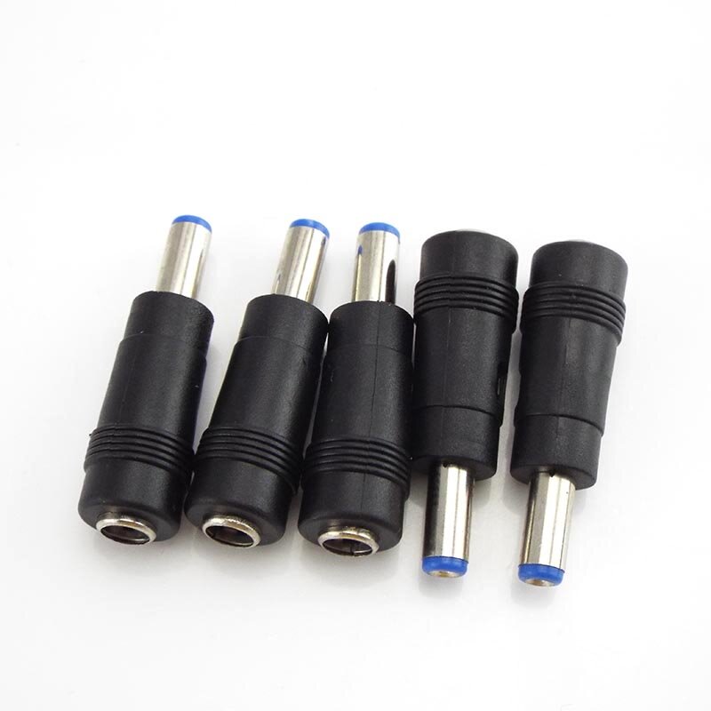 Conectores hembra a macho, adaptador de corriente CC, cargador de corriente para PC y tableta, enchufe Jack 5,5x2,5 MM a 5,5x2,1 MM