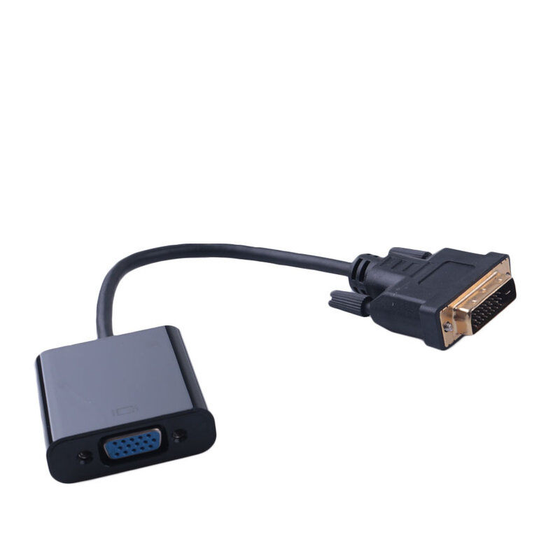 1080P DVI-D do adapter vga 24 + 1 25Pin męski na 15Pin kobiet kabel konwertera dla komputer stancjonarny monitor hdtv wyświetlacz