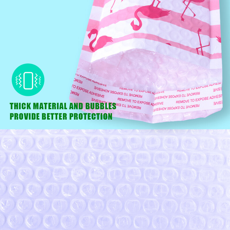 Sobres acolchados de burbujas para correo, sobres de burbujas de polietileno de uds, 10 estampado original