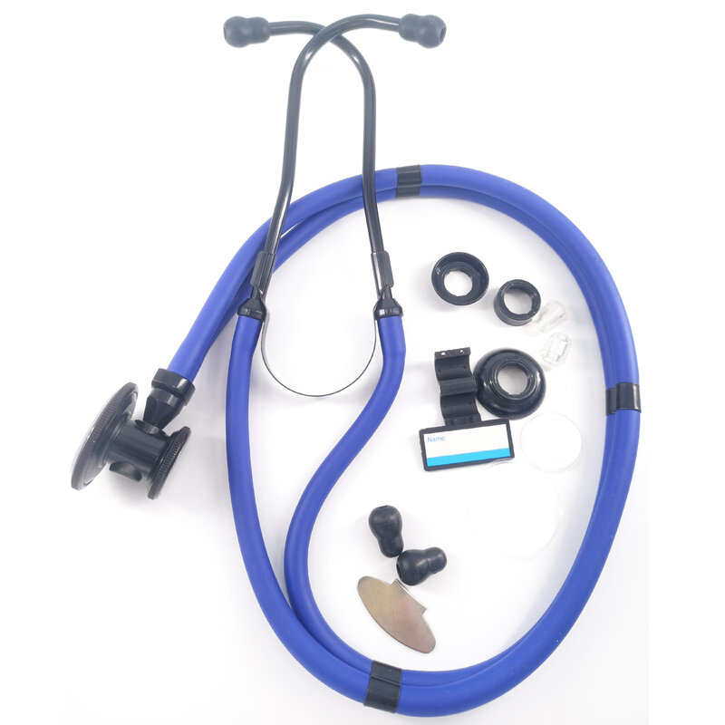 전문 의사 간호사 의료 청진기 심장학 모양 듀얼 헤드 혈압 청진기 Estetoscopio