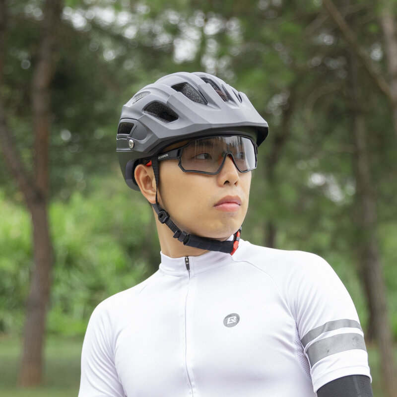 ROCKBROS jazda na rowerze okulary fotochromowe MTB szosowe okulary rowerowe UV400 ochrony okulary przeciwsłoneczne Ultra-lekki Sport bezpieczne okulary sprzęt