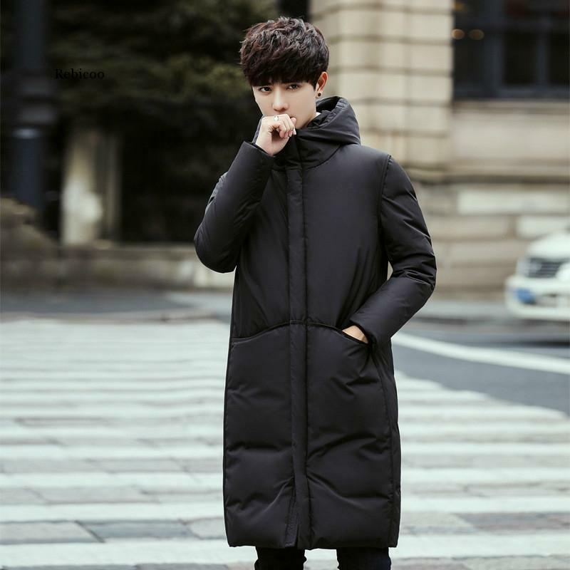 New Winter Hooded White Duck Down Jacket Parka Men Coat Thick Mens Warm Jaqueta Masculina Youth giacche cappotti uomo
