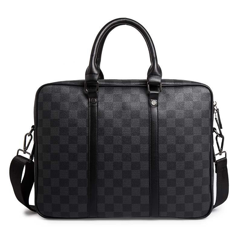Новинка 2020, мужской повседневный портфель, деловая сумка через плечо, кожаная сумка-мессенджер, сумка для ноутбука, мужская сумка для путеше...