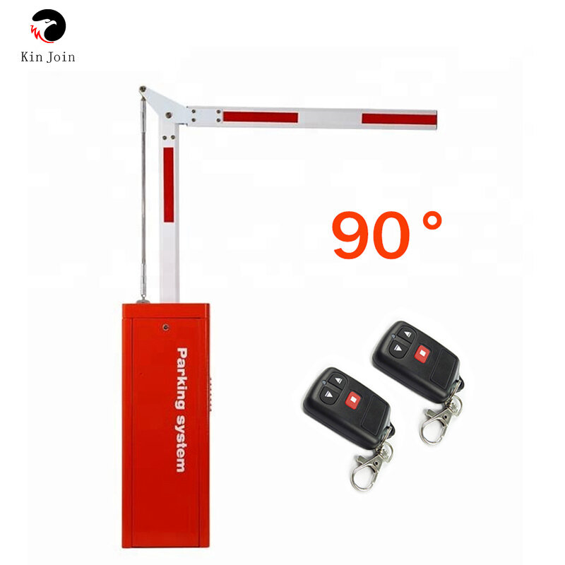 Garage Barrier Right Angle 90° Curved Arm Intelligent Electronic Parking  Automatic Safety  90 Degree Road Gate