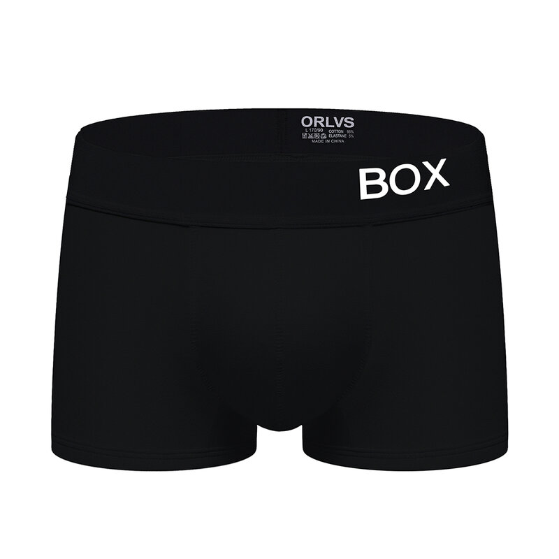 Трусы-боксеры ORLVS мужские, пикантное нижнее белье, шорты с 3D мешочком, шорты, нижнее белье