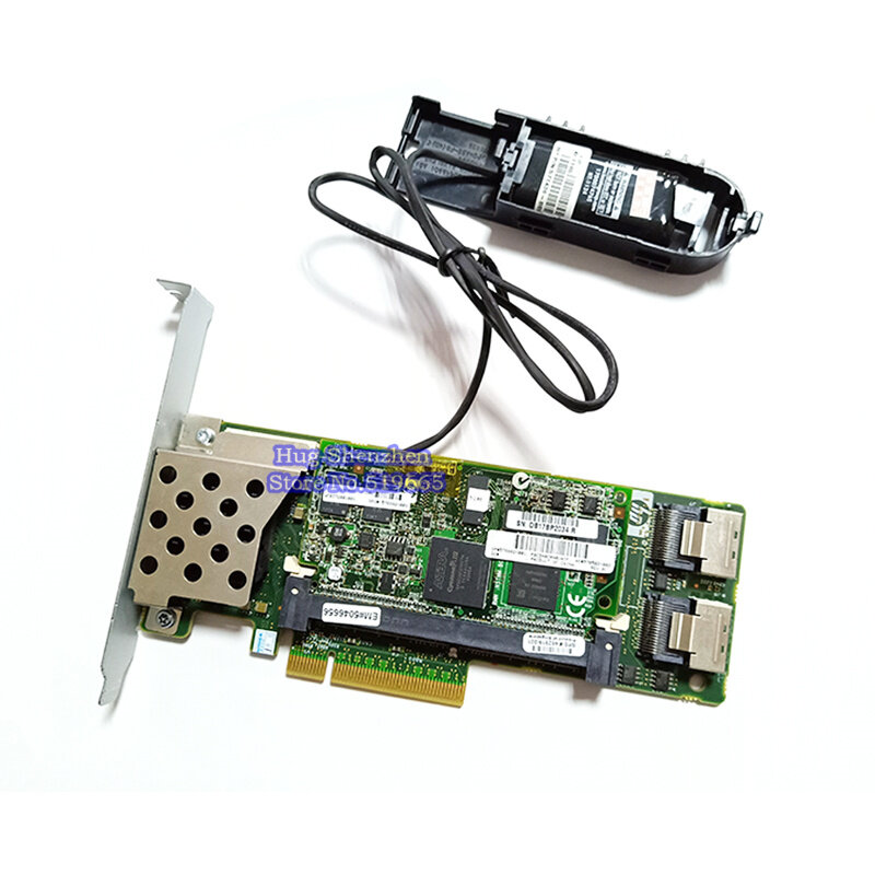 462919-001 013233-001 어레이 SAS P410 RAID 컨트롤러 카드 6Gb PCI-E, 512M 배터리 RAM 포함