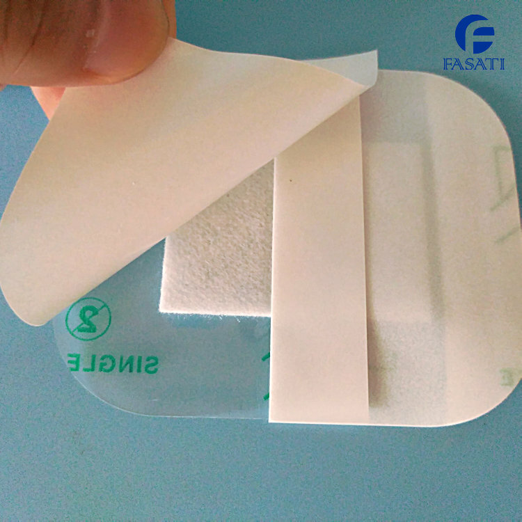 1 pz 9*10cm 6cm 7cm pu pue pad dressing cotton core trasparente pasta impermeabile bagno bastone da bagno confortevole pellicola traspirante