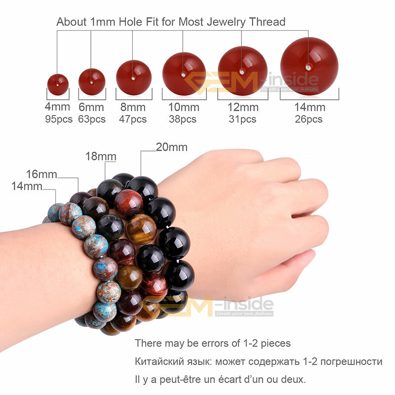 Bulat Ragam Mimpi Renda Batu Ametis Beads untuk Perhiasan Membuat Strand 15 Inci DIY Fashion Longgar Aksesoris Manik 8Mm 10mm 12Mm