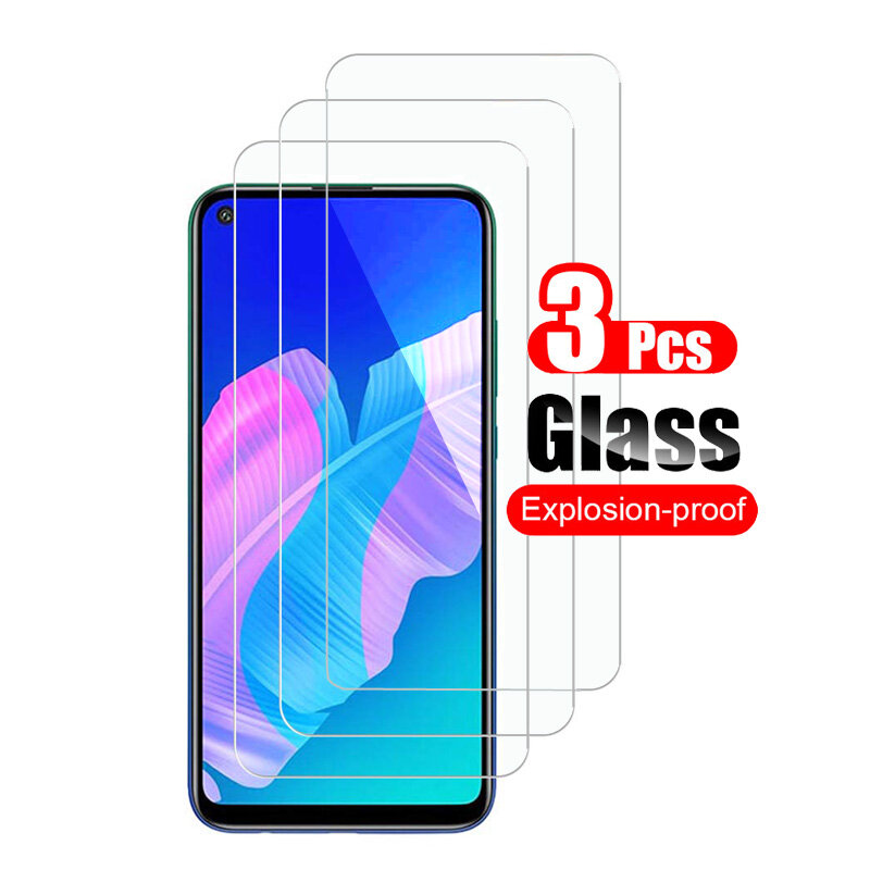 3Pcs Tempered Glass For Huawei Y7p Screen Protector for Huawei Y7P Protective Glass Premium Glass Shield 2.5D Film 9H