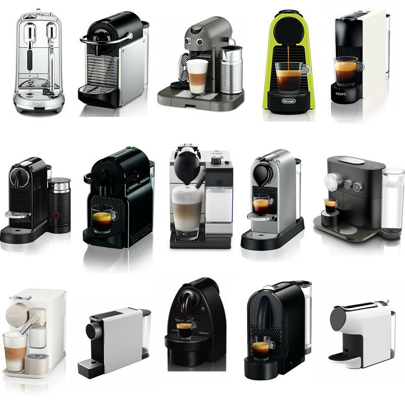 Capsules rechargeables et réutilisables, adaptées à la Machine à café Nespresso, dosettes