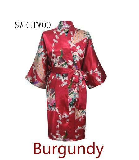 2020 Silk Kimono Robe Bathrobe Women Satin Robe Robe Longue Femme For Women Night Sexy Robes Night For Summer