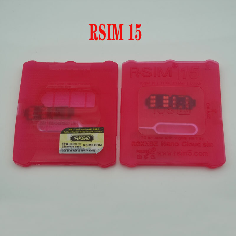 Desbloqueado RSIM tarjeta adaptador Universal de gran capacidad para IPhone RSIM14 + RSIM15 RSIM 14 + 15 R-SIM 14 + R-SIM15 para iOS 13,5 iOS14