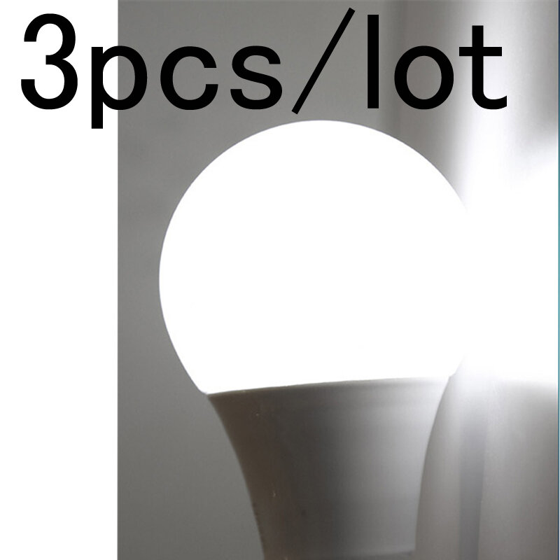 3pcs/lot E27 LED bulb AC 220V SMD2835 5W 9W 12W 15W 18W 1W LED Lamp Saving Cold Warm White Smart IC Light Bulb Lampada Bombilla